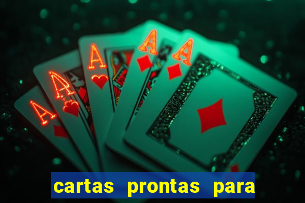 cartas prontas para retiro espiritual